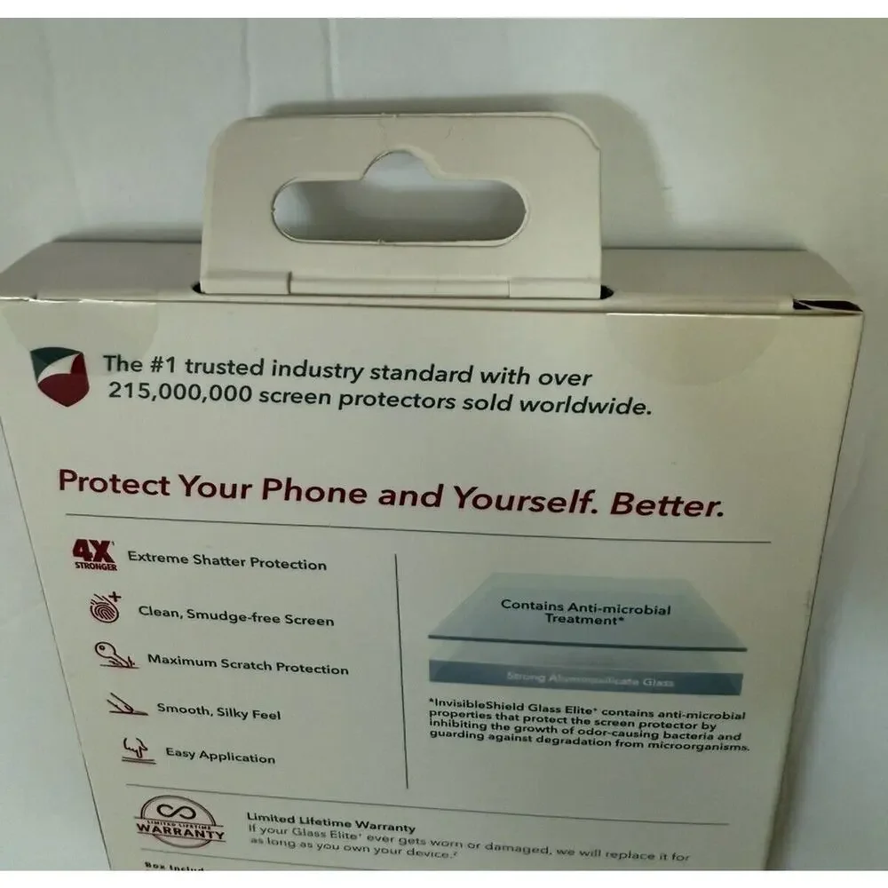 ZAGG Invisible Shield Glass Elite + Screen Protector iPhone 12/12 Prob/11/XR